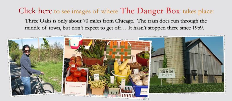 Three Oaks is only about 70 miles from Chicago. The train does run through the middle of town, but don't expect to get off... It hasn't stopped there since 1959.